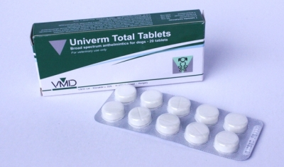 Univerm total tablety pre psov